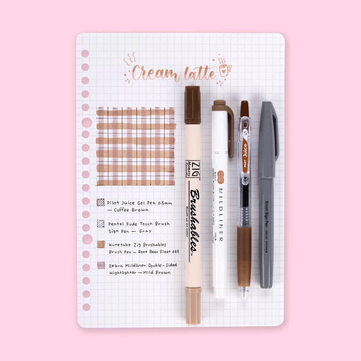 Color Scheme Pen Set - Cream Latte