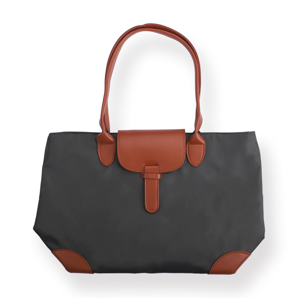 Oxford Cloth Tote Bag - Olive Green