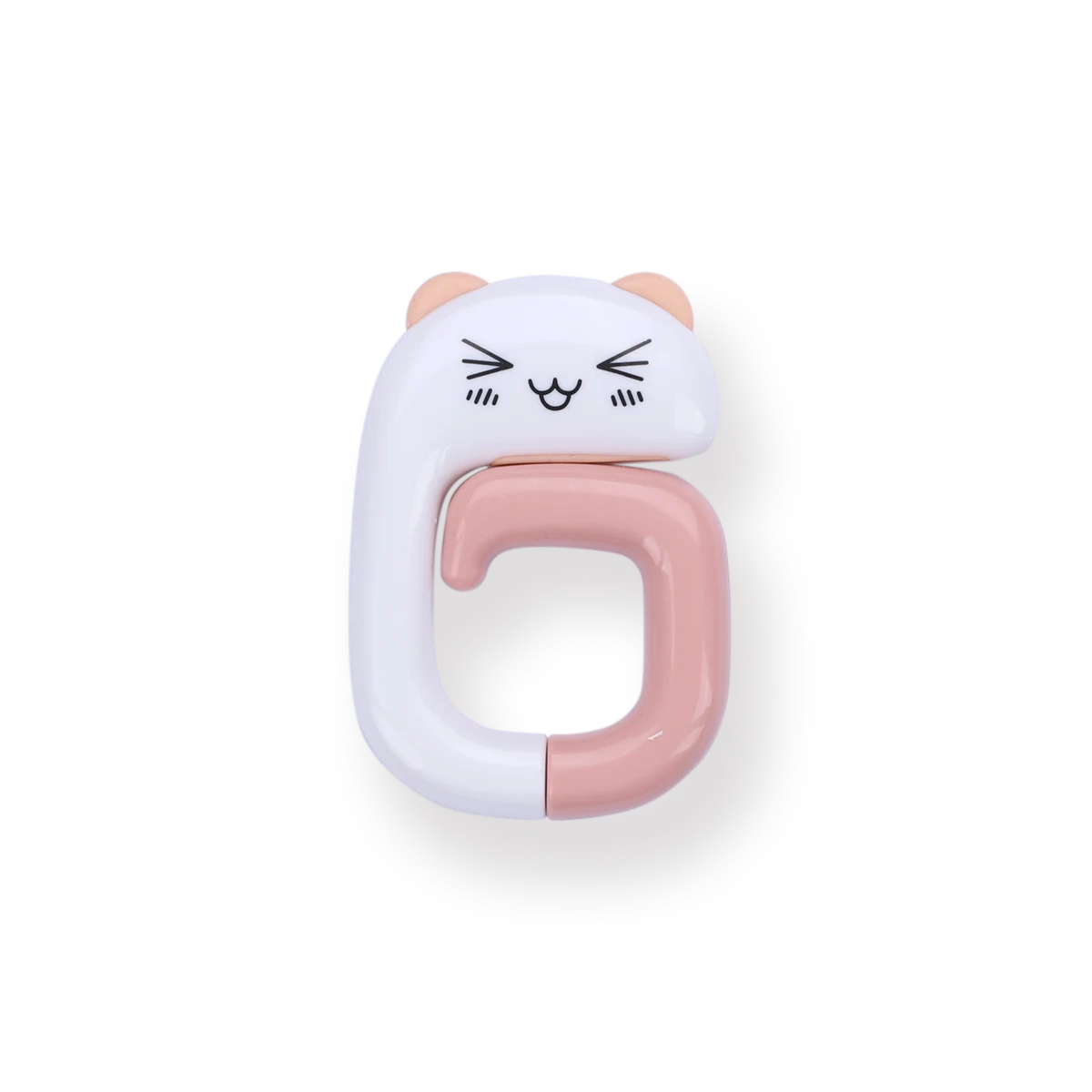 Animal Bag Hook - Pink Cat